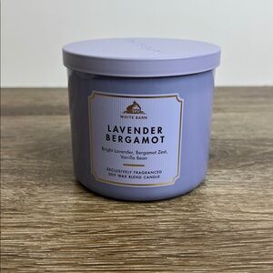 White Barn Lavender Bergamot 3-Wick Candle – 14.5 oz NEW